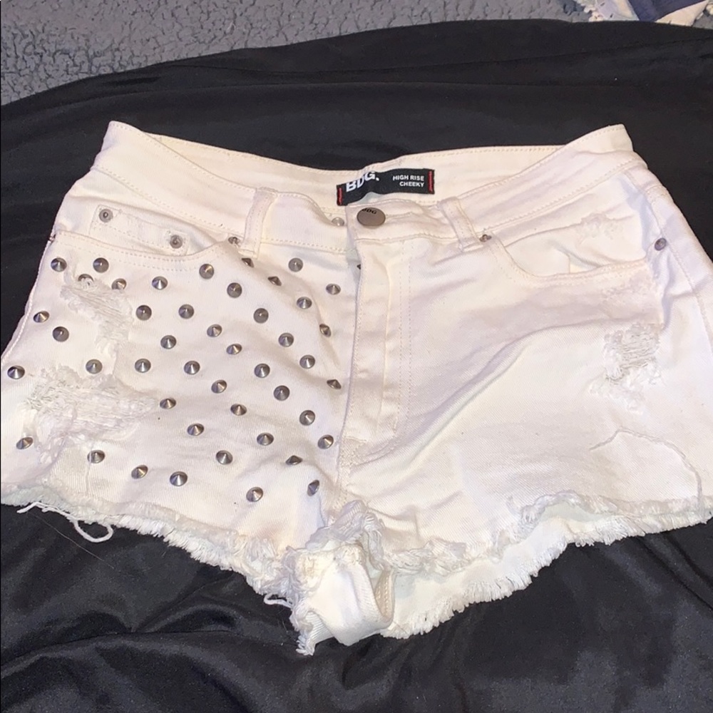 High rise cheeky shorts